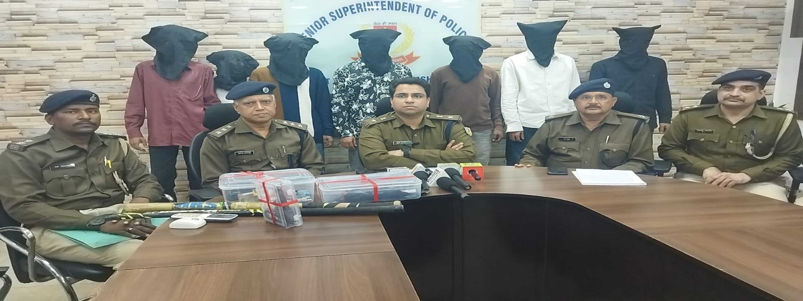 गिरफ्तार किए गए अपराधी