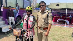 Cyclist Asha Malviya