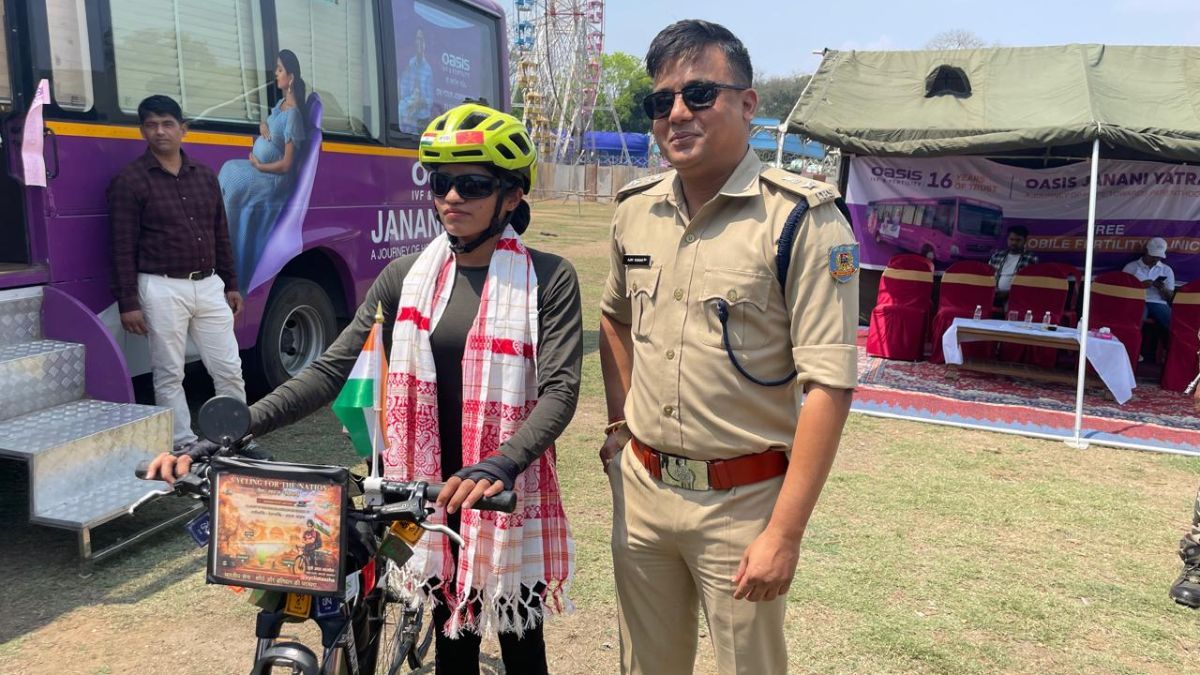 Cyclist Asha Malviya