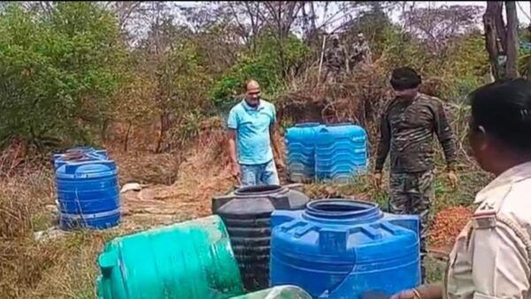 raid on illegal liquor