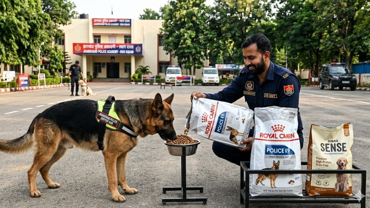 sniffer dogs food