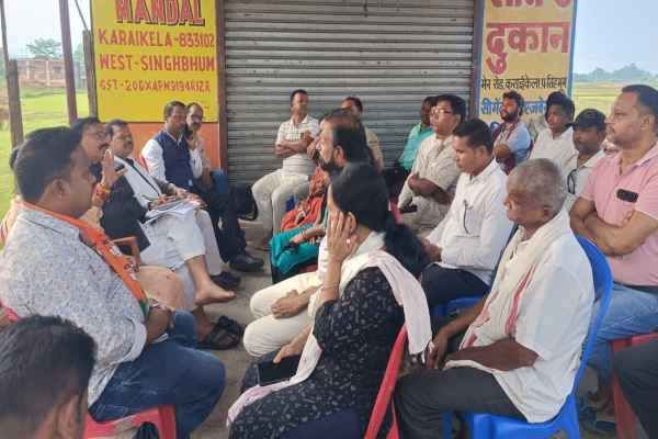 Chaibasa: Bandgaon BJP Mandal Working Committee meeting, detailed discussion on strengthening the organization and upcoming programs