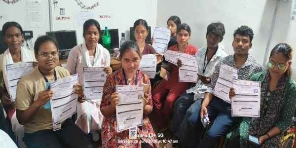 Chaibasa: 98th term-end examination in National Computer Training Project, 56 students participated