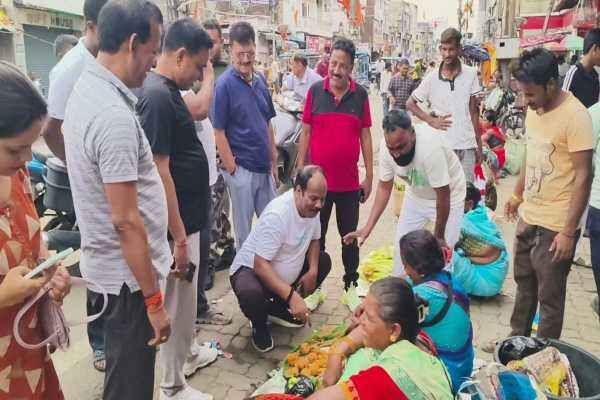 Ground visit of MLA Pradeep Prasad