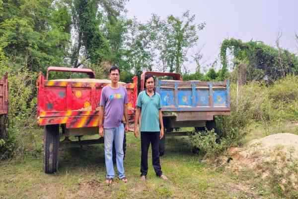 ट्रैक्टर जब्त
