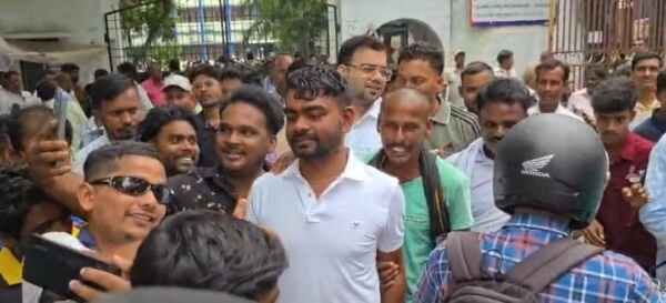 गिरिडीह: 2023 जनसभा मामले में कोर्ट में पेश हुए जयराम महतो