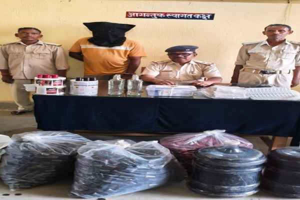 छापेमारी में एक गिरफ्तार