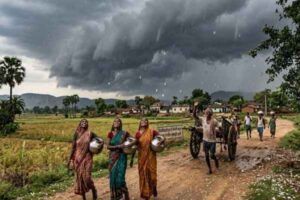 The entire state has received 54% less rainfall, with all districts except Dumka in the red zone, raising concerns for farmers.