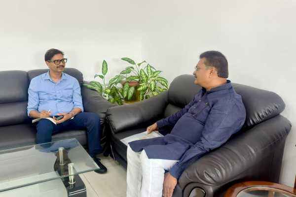 MP Manish Jaiswal met the officials
