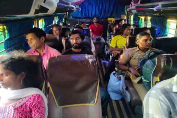 Acting swiftly on the Chief Minister's instructions, all 42 migrant workers left for Jharkhand by train.