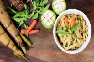 new bamboo shoots