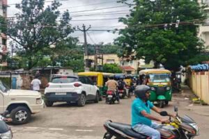 भाजपा कार्यालय घेराव 