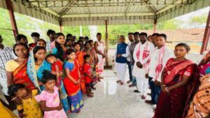 Jamtara: Babulal Marandi lashed out at the BJP workers' convention, saying, "There is no development in Jharkhand, it is a government of loot."