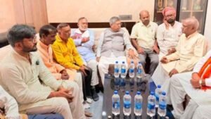 BJP state president Aditya Sahu expressed grief over the death of former MLA Loknath Mahato's wife.