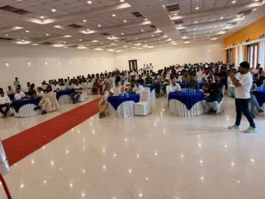 At the Students' Echo program, K. Raju entrusted the reins of democracy to the youth, saying, "The Constitution is under threat; the youth must awaken."