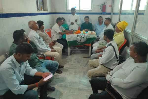 Koderma: Congress meeting regarding SIR, Prakash Rajak said – the party has geared up for special intensive review