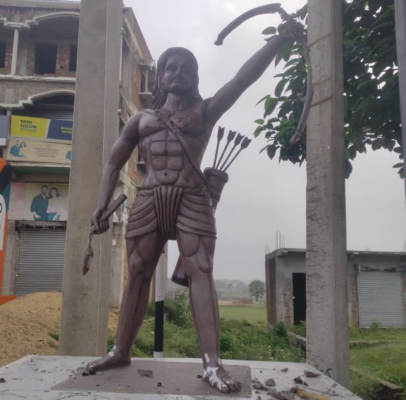 Desecration of Birsa Munda's statue