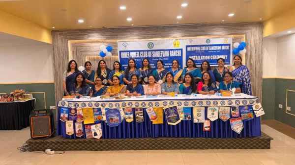 Dr. Anjana Verma becomes the new President of Inner Wheel Club of Sanjivani Ranchi, pledges service and women empowerment
