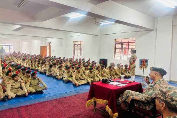 सिलवार NCC कैंप में ब्रिगेडियर दीपक गौर