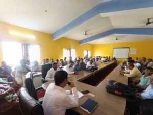 SIR कार्यों को लेकर वालंटियर्स की बैठक आयोजित