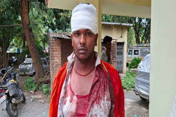 कोडरमा में बाउंड्री कराने के दौरान विवाद का आरोप