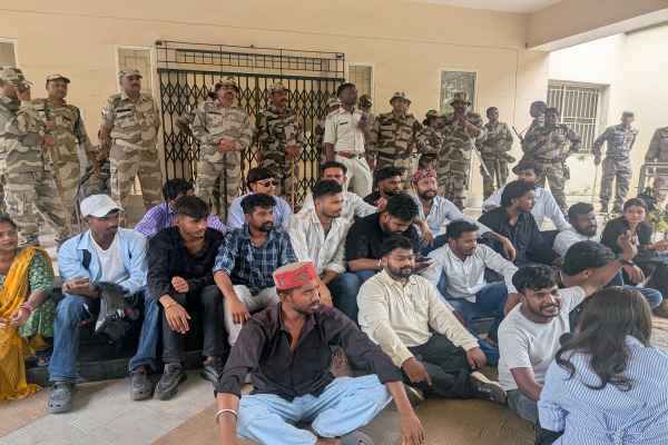 Massive Student Protest at DSPMU Against Cluster System