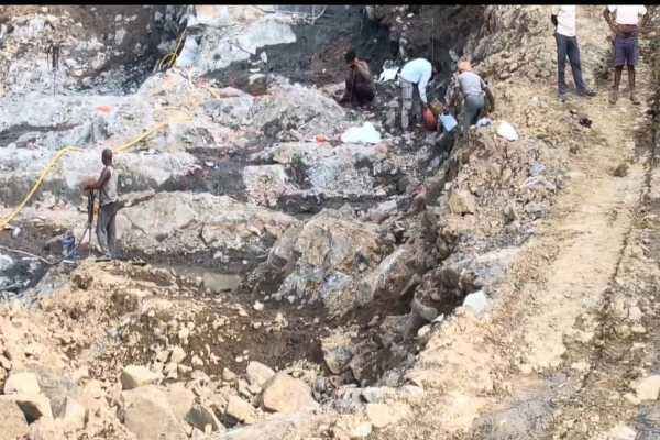 Illegal mining