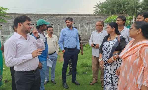 Jamtara: DC inspected the construction work, said- 'No compromise on quality in the work'
