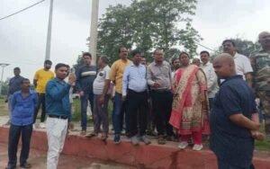 Ranchi Municipal Corporation busy in preparations for Sawan, Mayor inspected Swarnarekha Ghat