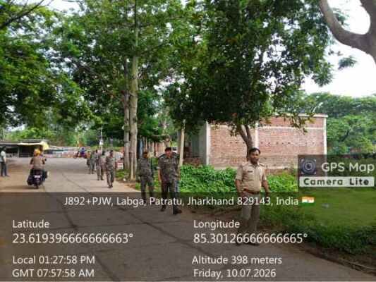Ramgarh Police launches major women's safety campaign: Foot patrols outside schools and colleges under the "Prahari" initiative, cracking down on miscreants.