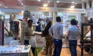 Jharkhand pavilion shines at Bharat Tex 2026: GI tagged handicrafts and handloom products become the centre of attraction