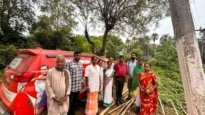 110 people screened in a high-risk village in Ranchi as part of a TB screening campaign.