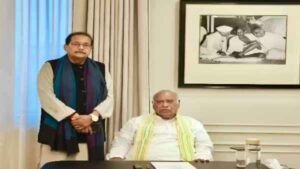Radha Krishna Kishore met with Congress National President Mallikarjun Kharge and discussed strengthening the organization.