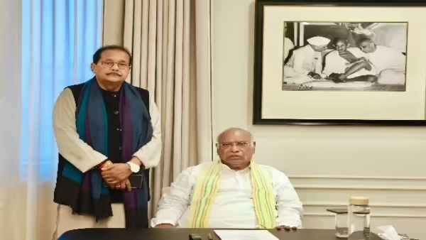 Radha Krishna Kishore met with Congress National President Mallikarjun Kharge and discussed strengthening the organization.
