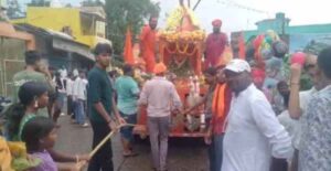 Saraikela: Ghura Rath Yatra took place amidst heavy rain, enthusiasm among devotees