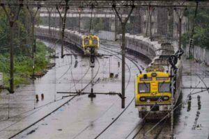 Road and rail traffic affected.