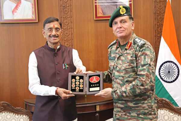 Army Chief General Dheeraj Seth met Minister of State for Defence Sanjay Seth, discussed security and army modernisation.