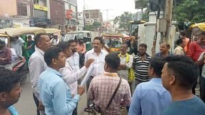 Ranchi Municipal Corporation removed shops from Doranda and Kanke Road, land earmarked for road widening