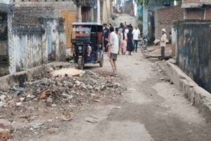 The picture of poor sanitation