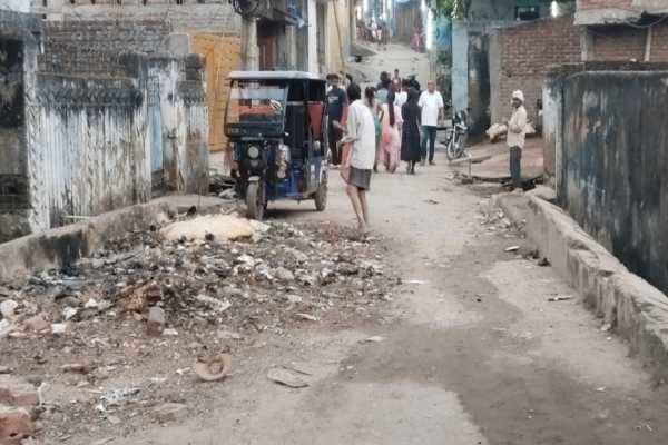 The picture of poor sanitation