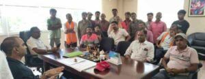 हजारीबाग में पुराना बस स्टैंड पर मनमानी वसूली