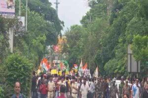 भाजपा कार्यालय घेराव 