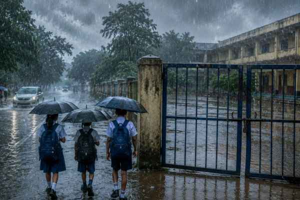 heavy rain