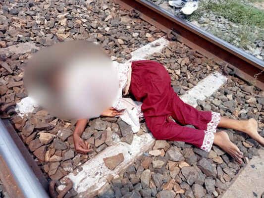 hit by a train