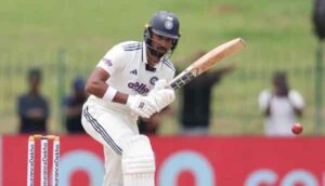 India vs Sri Lanka 2nd Test: Devdutt Padikkal scores his second consecutive Test century; India reach 300 for 5 on Day 1.