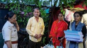 Upon hearing the girl's story of struggle, the Superintendent of Police immediately provided her with books, notebooks, household items, and installed an electricity connection.