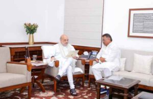 Hazaribagh MP Manish Jaiswal met Home Minister Amit Shah and raised the issue of alleged irregularities in JPSC-JSSC recruitment examinations and law and order.