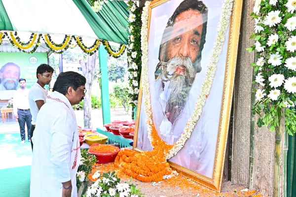 Today Baba is not physically present among us, but his struggle, thoughts and contributions will always remain immortal: CM