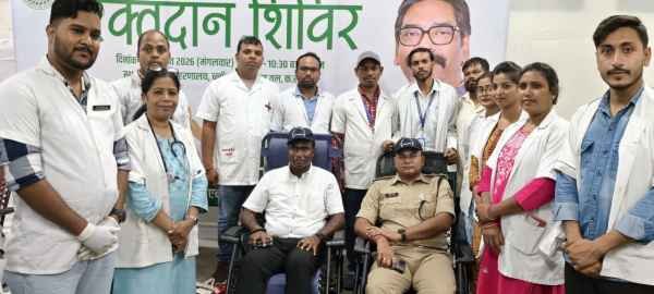 DC-SSP donated blood on the first death anniversary of Dishom Guru Shibu Soren