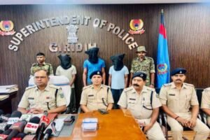 Giridih: Theft of 246 tins of palm oil exposed, three members of interstate gang arrested